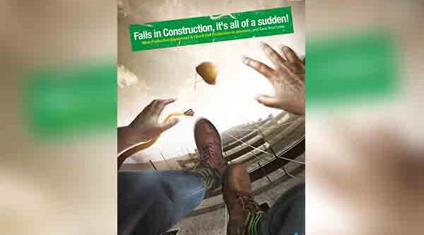 건설현장 떨어짐, 사고는 순간이다.