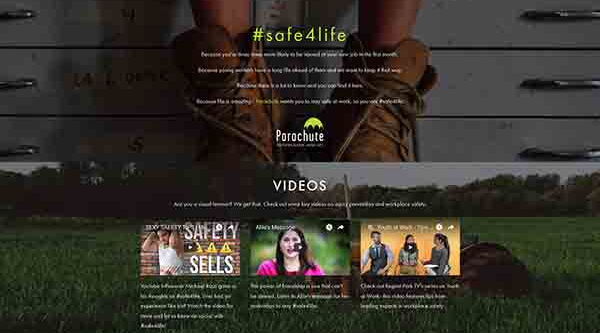 #safe4life - PARACHUTE